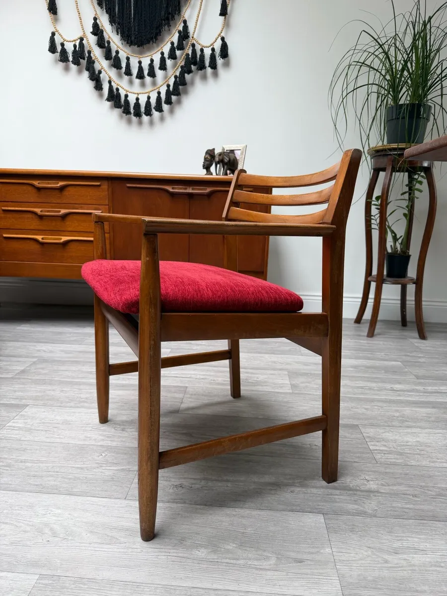 Mid Century Dining Chairs x 6 - Image 3