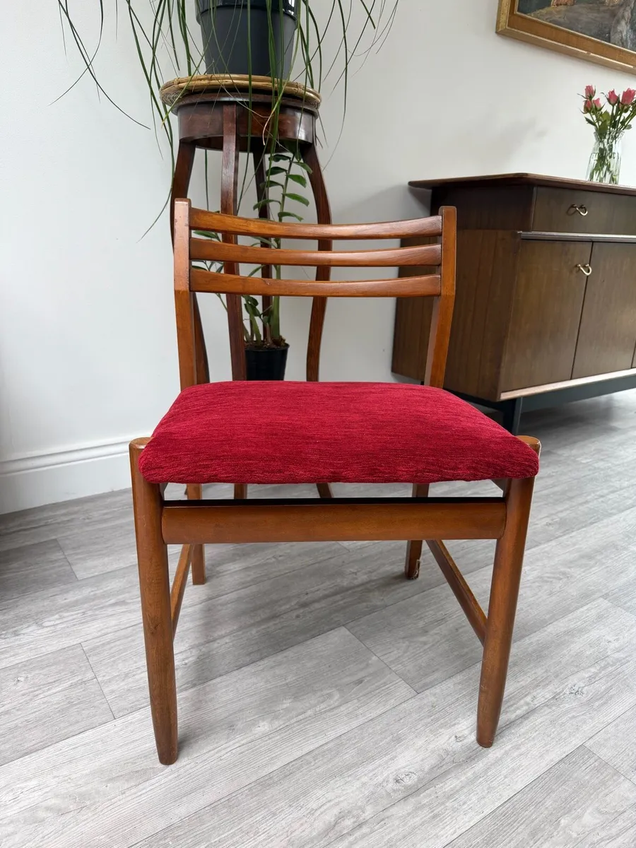 Mid Century Dining Chairs x 6 - Image 4
