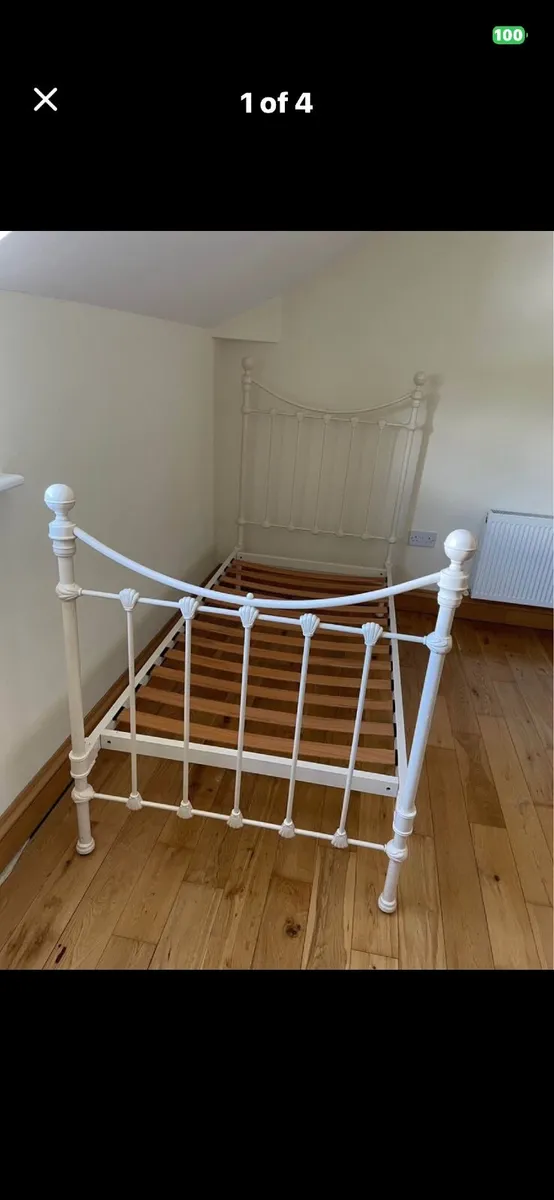 3ft Laura Ashley iron bed - Image 2