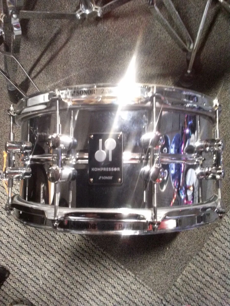Sonor steel snare drum - Image 1