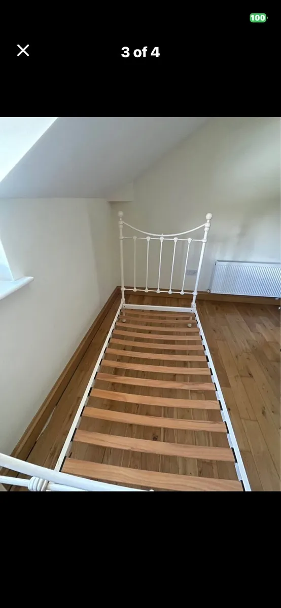 3ft Laura Ashley iron bed - Image 3