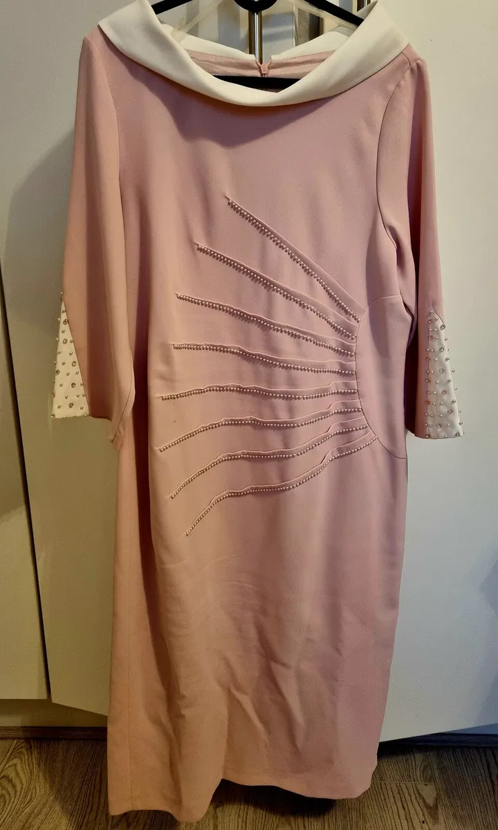Elegant Blush Pink Occasion Dress – Worn Once - Image 1