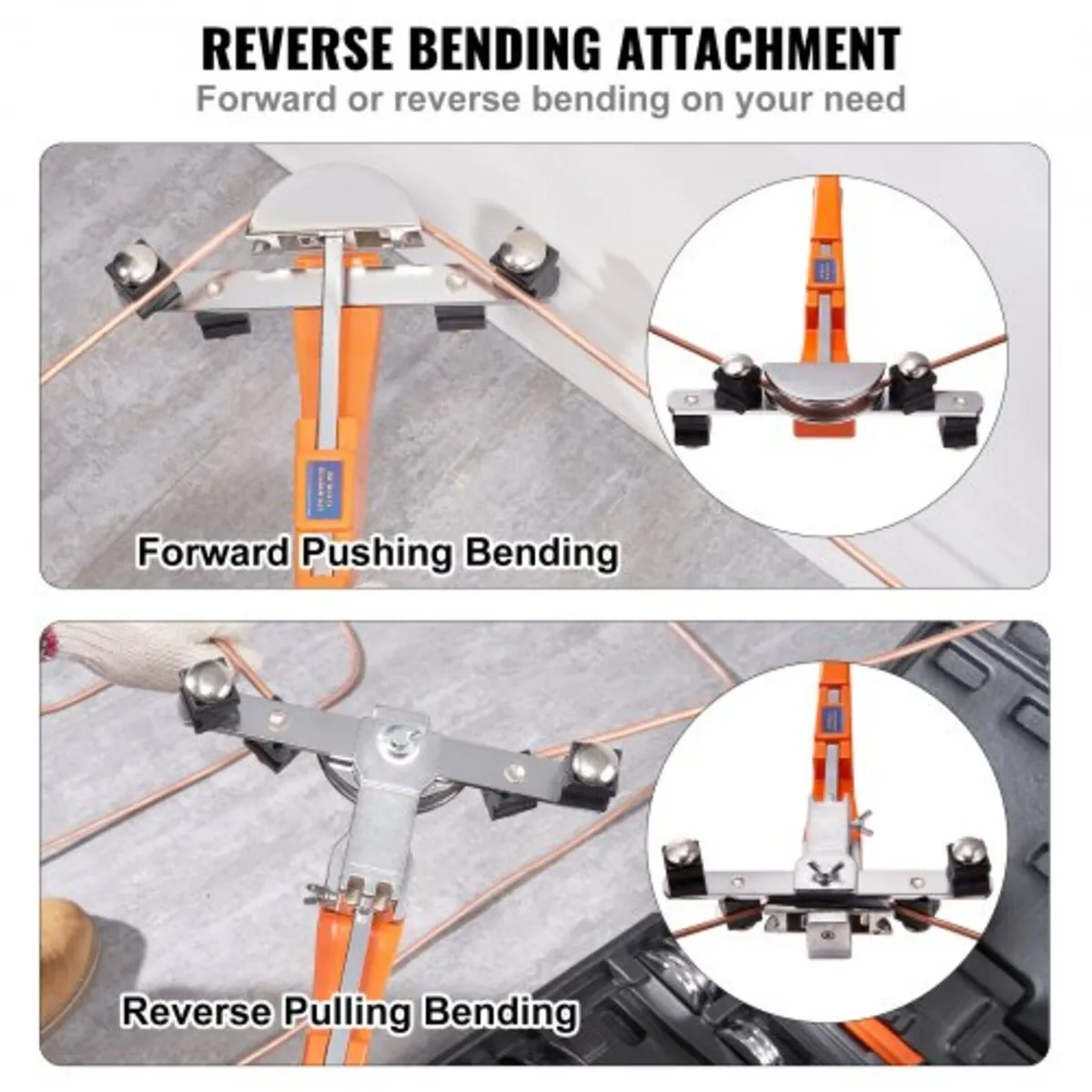 Pipe Tube Bender, 6.4mm-22.2mm Ratcheting Tubing B - Image 2