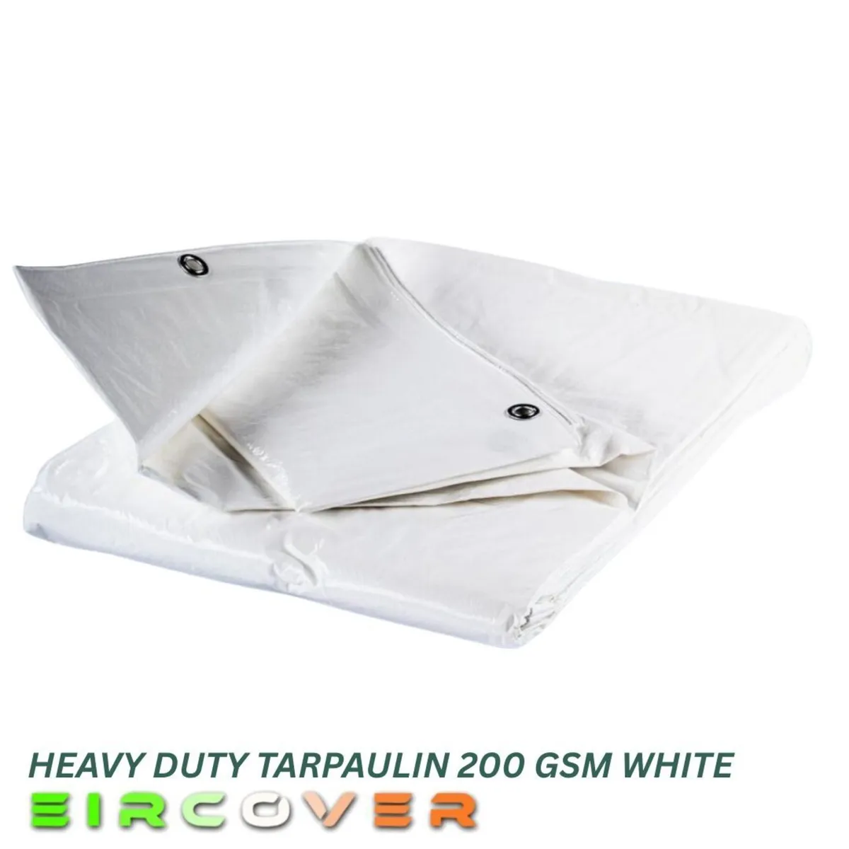 Heavy Duty Tarpaulin 2.7m x 3.5m (9' -12') 200 gsm - Image 1