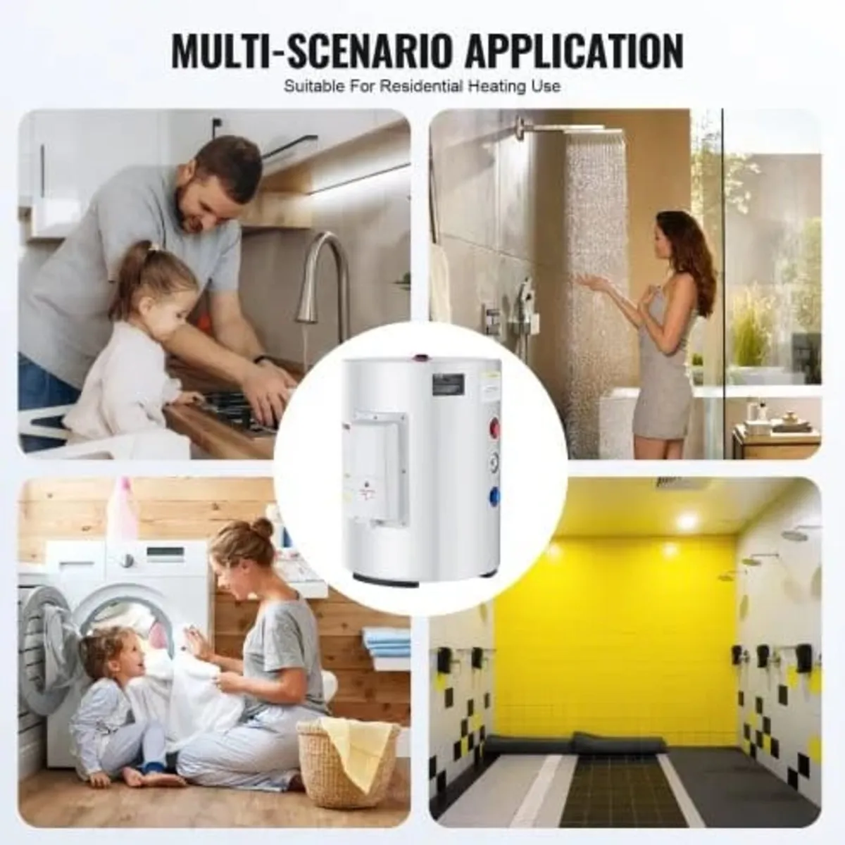 Electric Water Heater, 10 Gallon Tank Instant Hot - Image 4