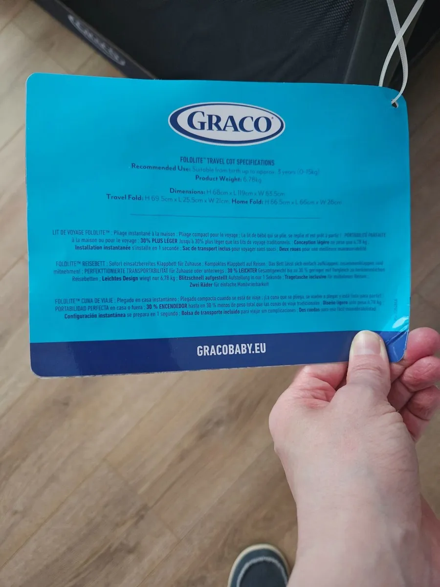 Graco Travel cot - Image 1