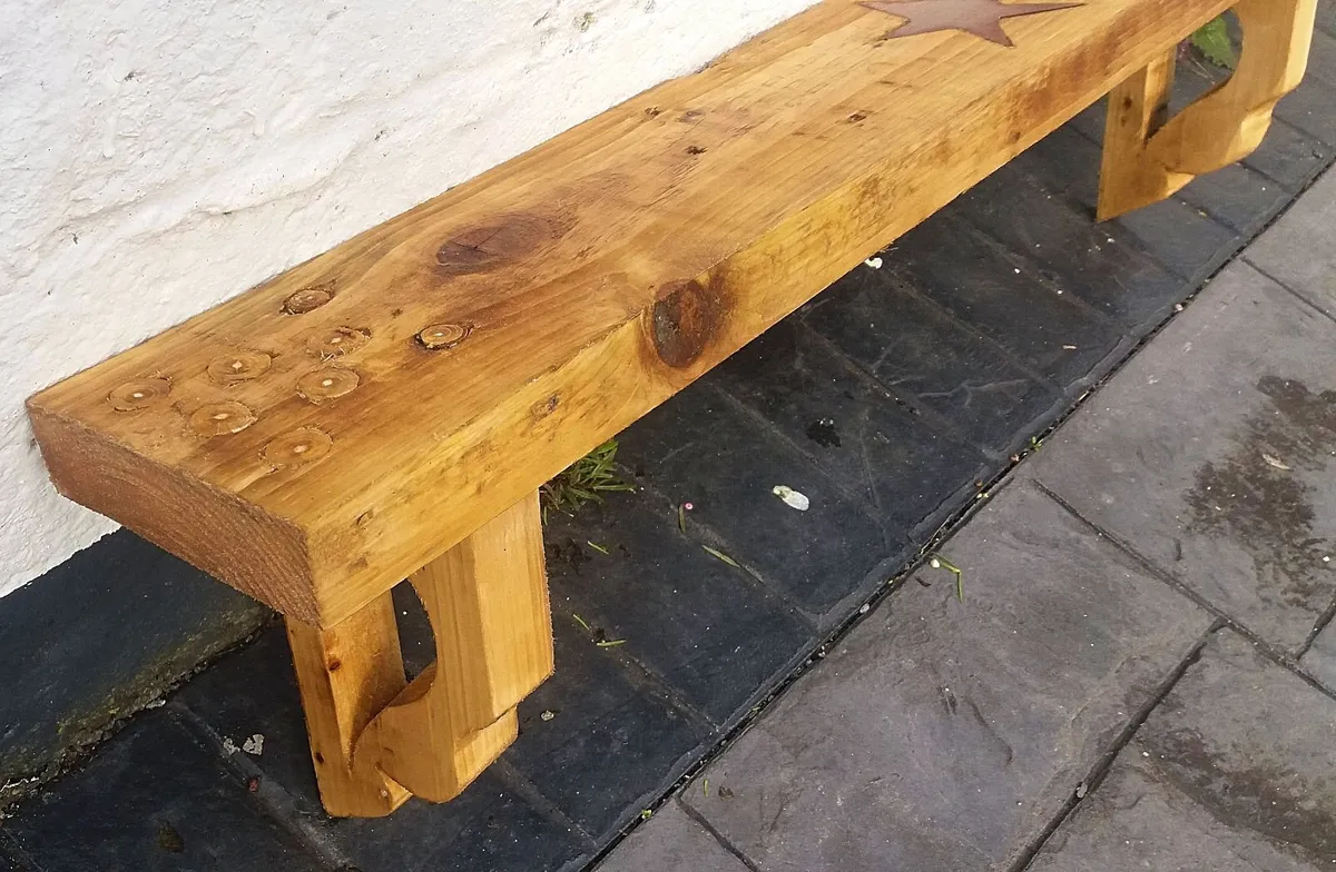Rustic Stove Mantle / Floating Shelf - Image 4