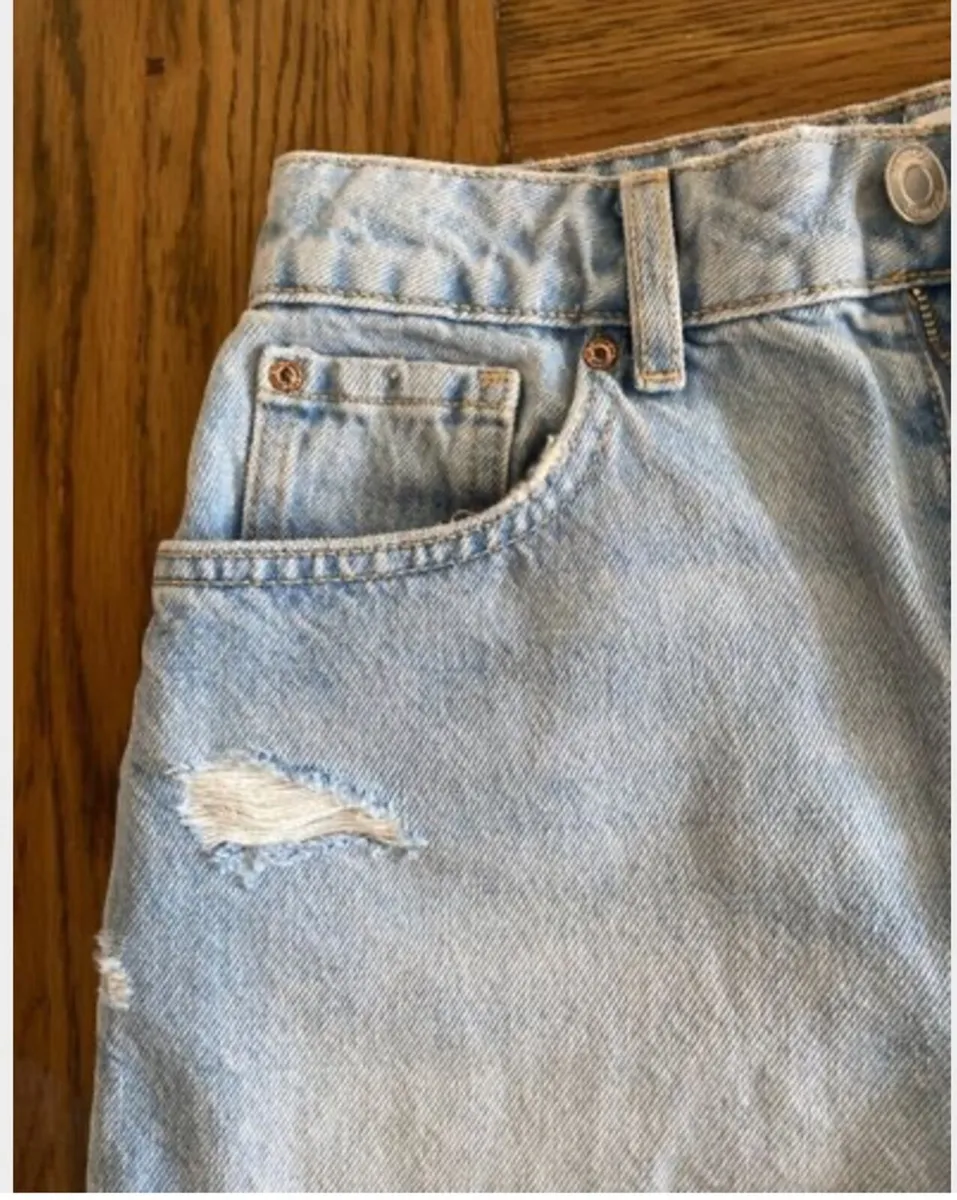 BNWT Penneys denim high-waist shorts Size 8 - Image 2