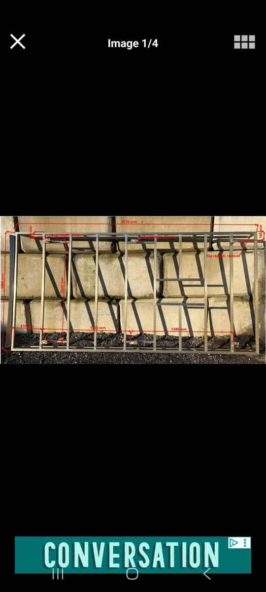 Roof rack stainless steel ford transit custom - Image 4