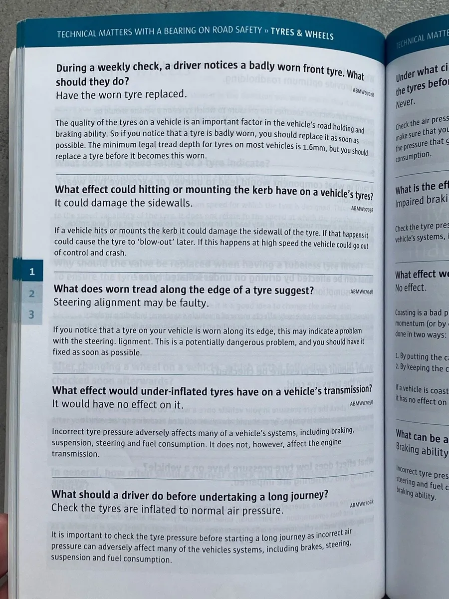 RSA DRIVER THOERY TEST BOOK - Image 3