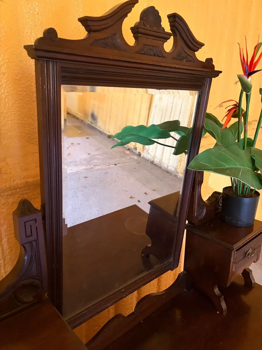 Chest of drawers with mirror - Image 4