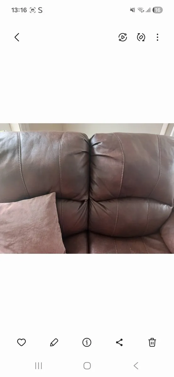 FREE 3 and 2 seater recliner - Image 3
