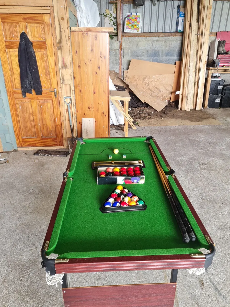 Pool/snooker table - Image 1