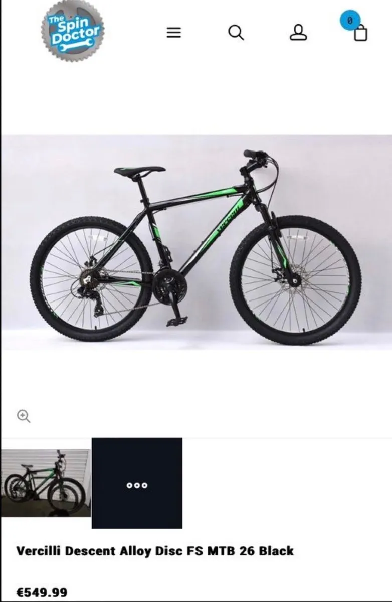 Vercelli Descent 26" Wheel Bike - Image 4