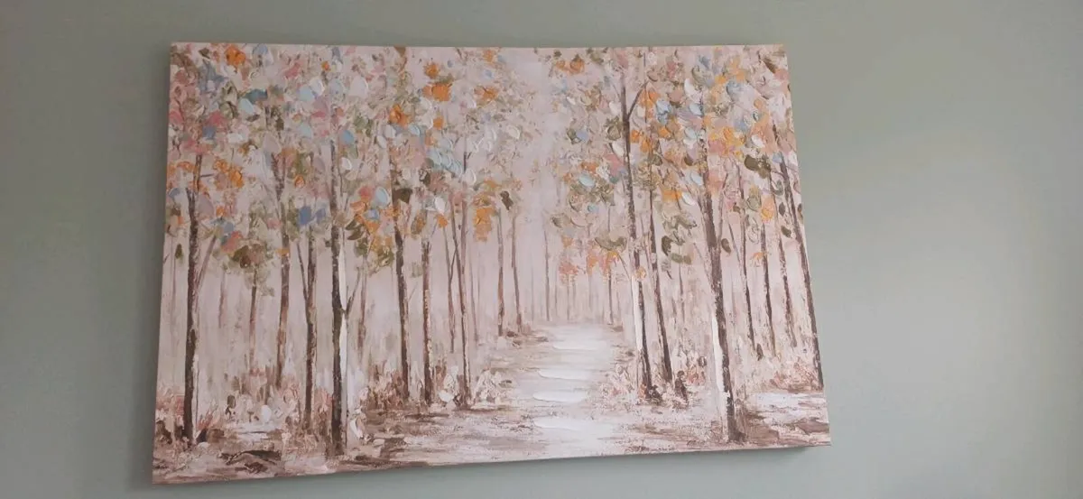 Woodland print painting - Image 1