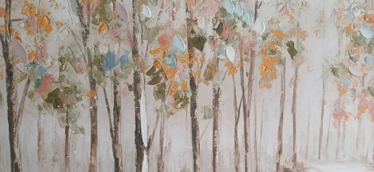 Woodland print painting - Image 2