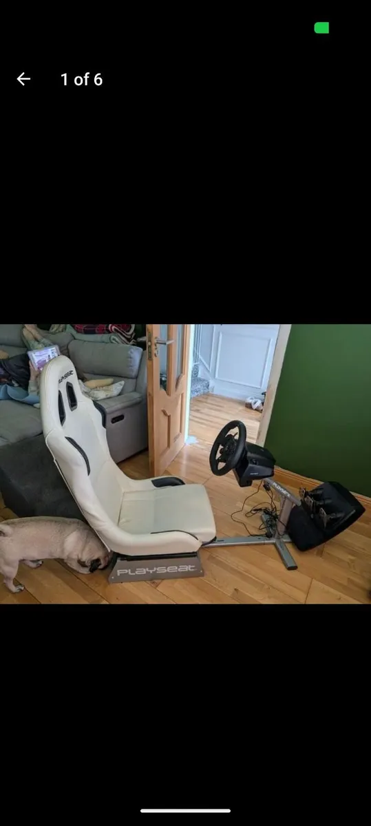 Xbox G920 wheel with pedals & racing seat - Image 1