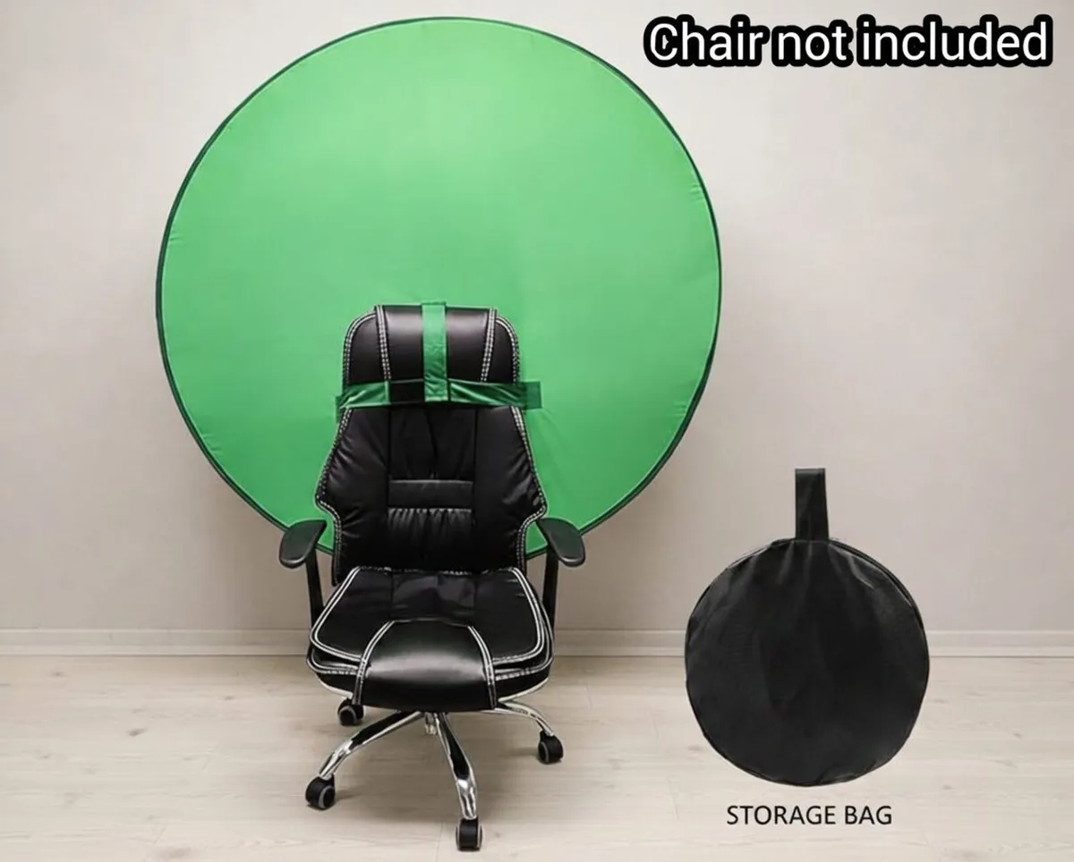 Foldable Chromakey Green Screen + Carry Bag (NEW - Image 1