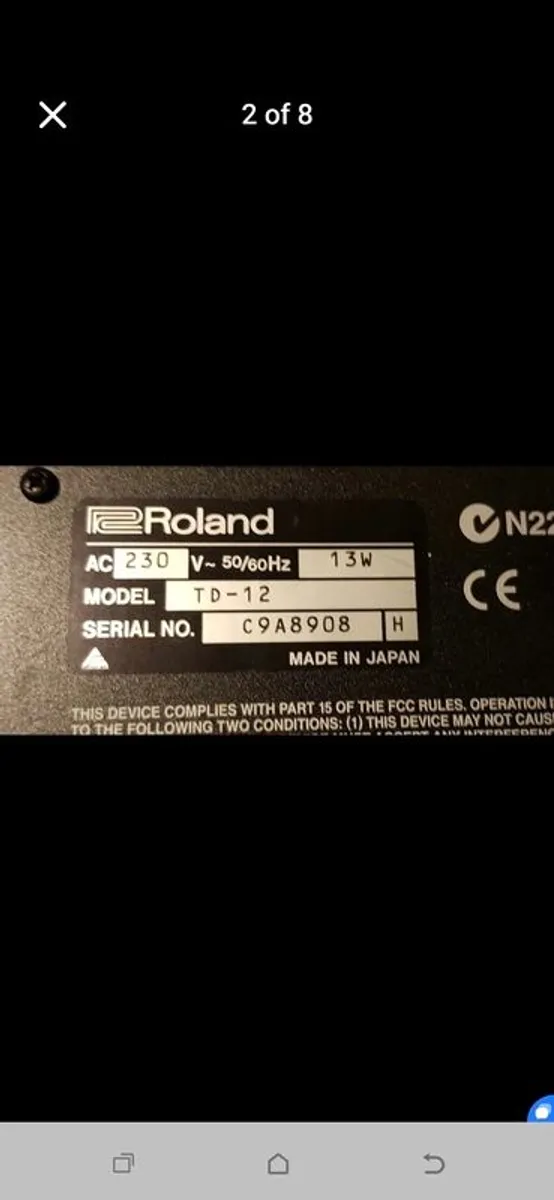 Roland TD.12 electric drum kit Expanded - Image 4