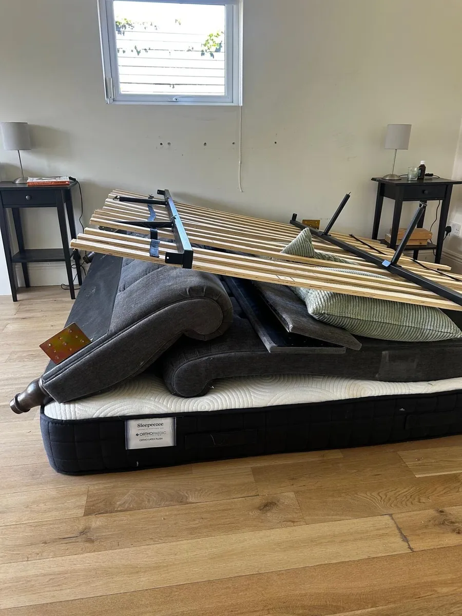 Super king bed and mattresss - Image 2