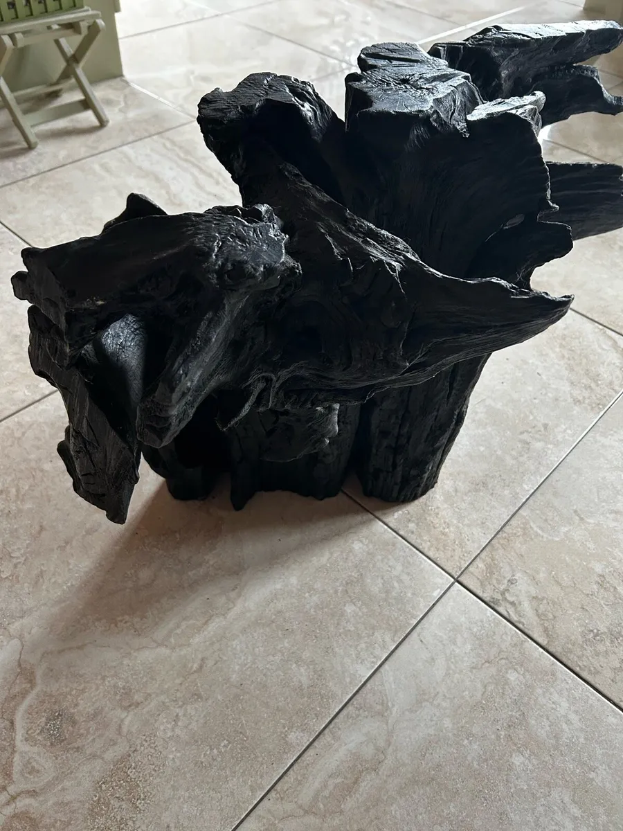 Bog Oak Coffee Table Base. - Image 1