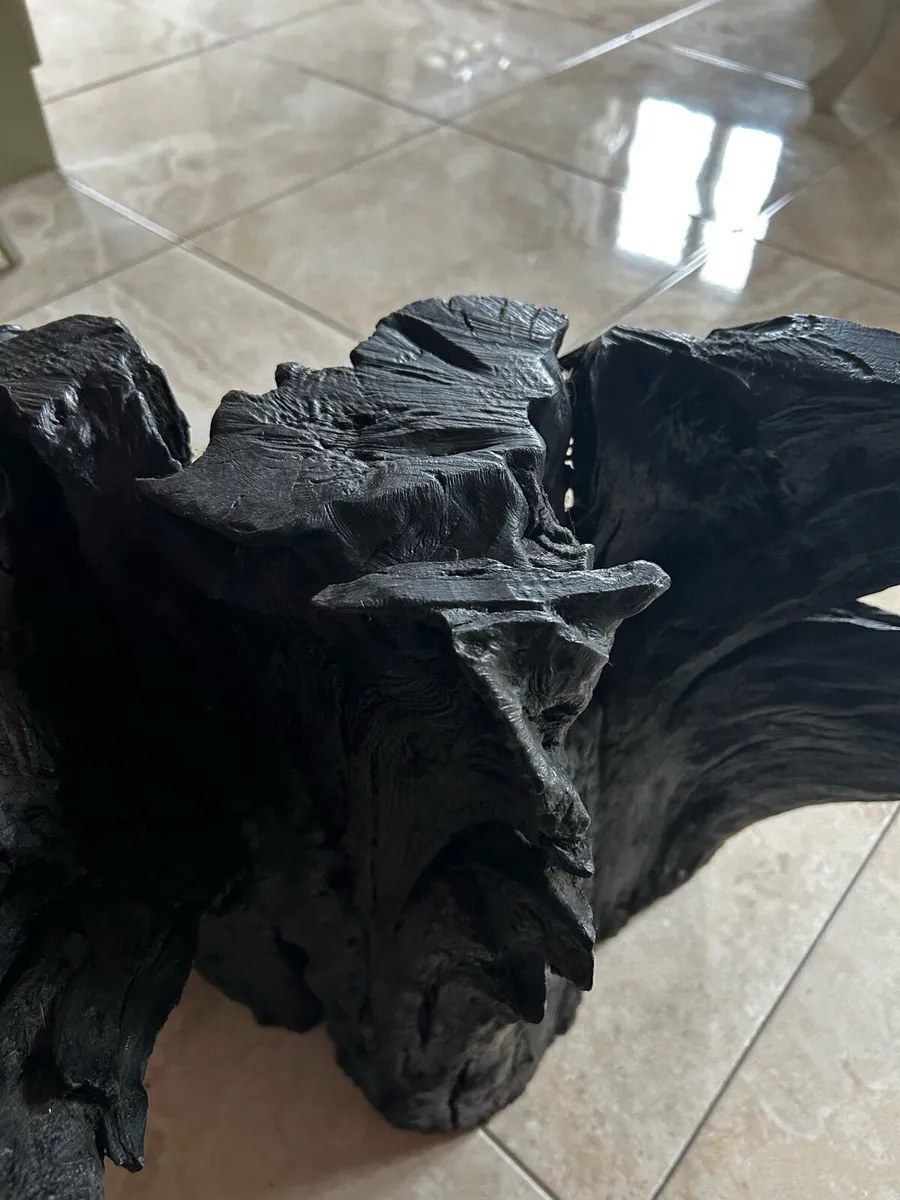Bog Oak Coffee Table Base. - Image 4
