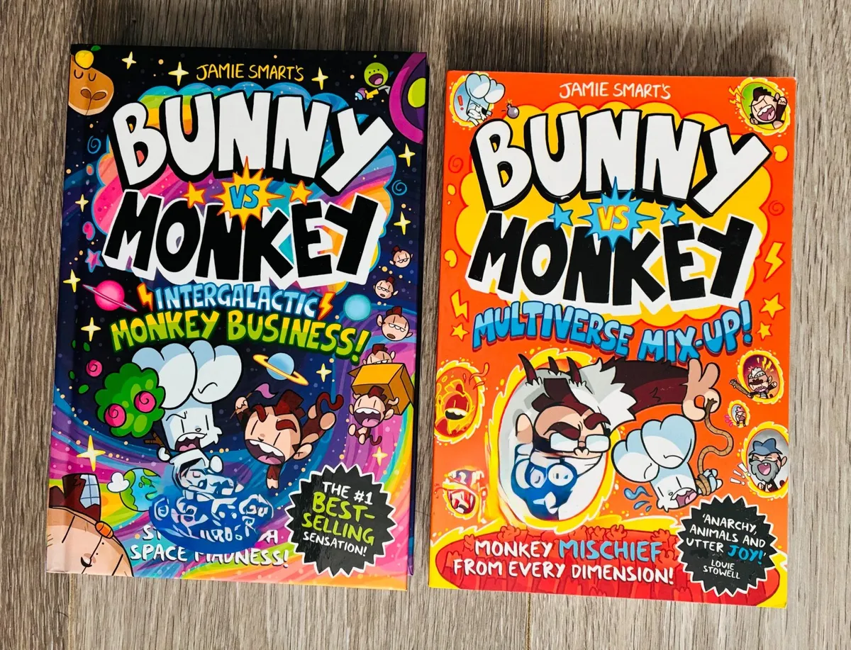 BRAND NEW Bunny vs Monkey Books - Image 2