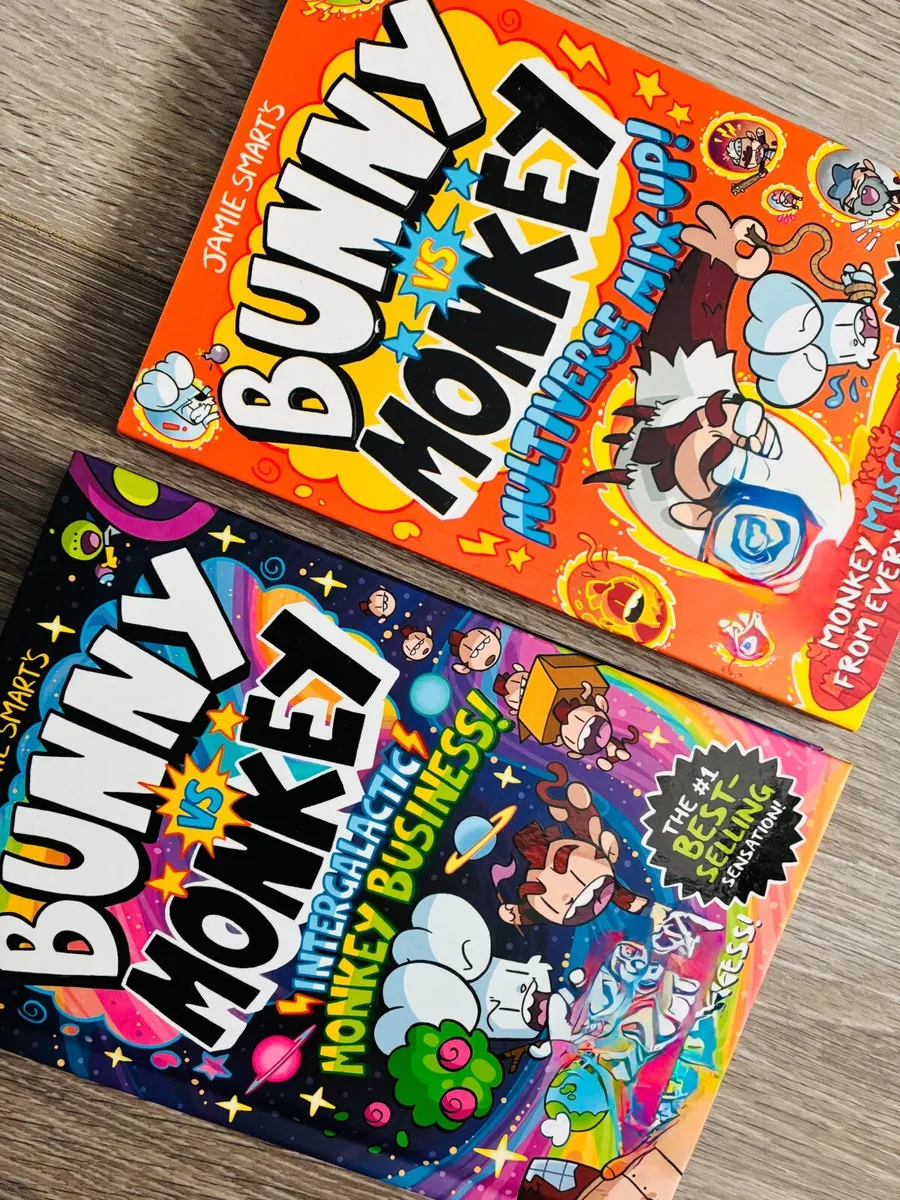 BRAND NEW Bunny vs Monkey Books - Image 1