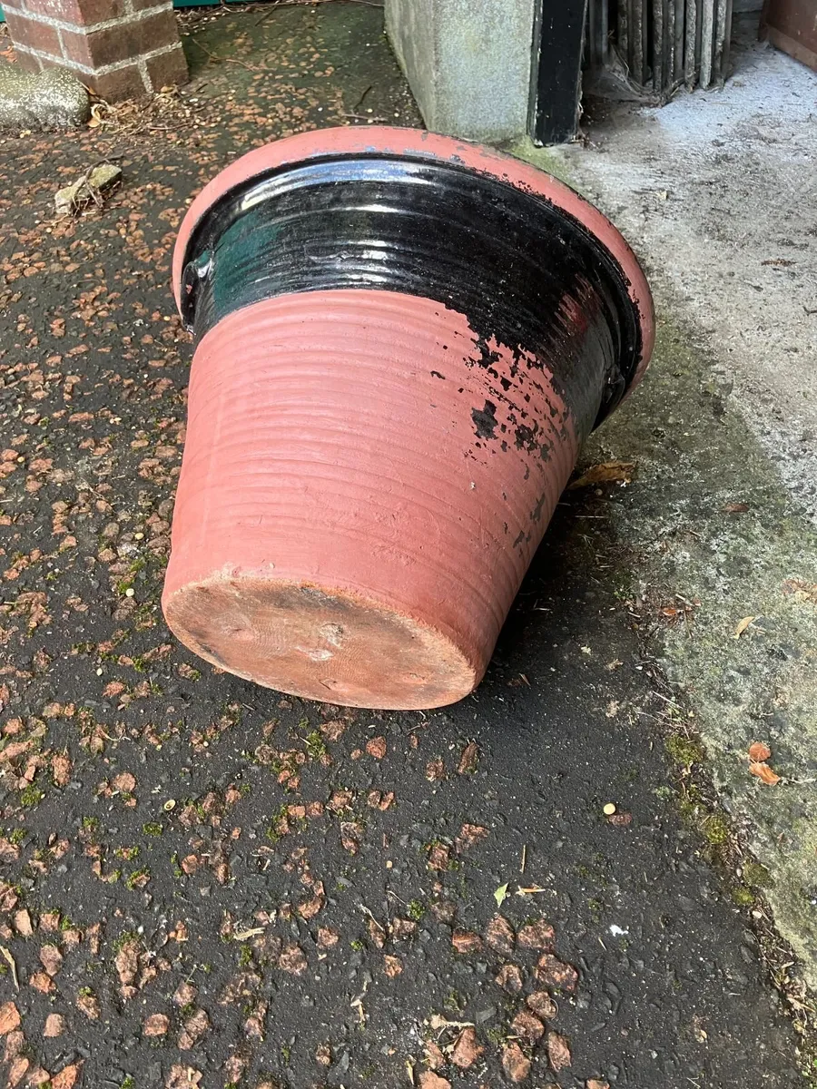 Antique crockerm milk churn / bucket - Image 2