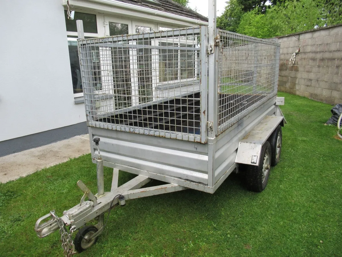 8 x 4 Builders Car Trailer - Image 1