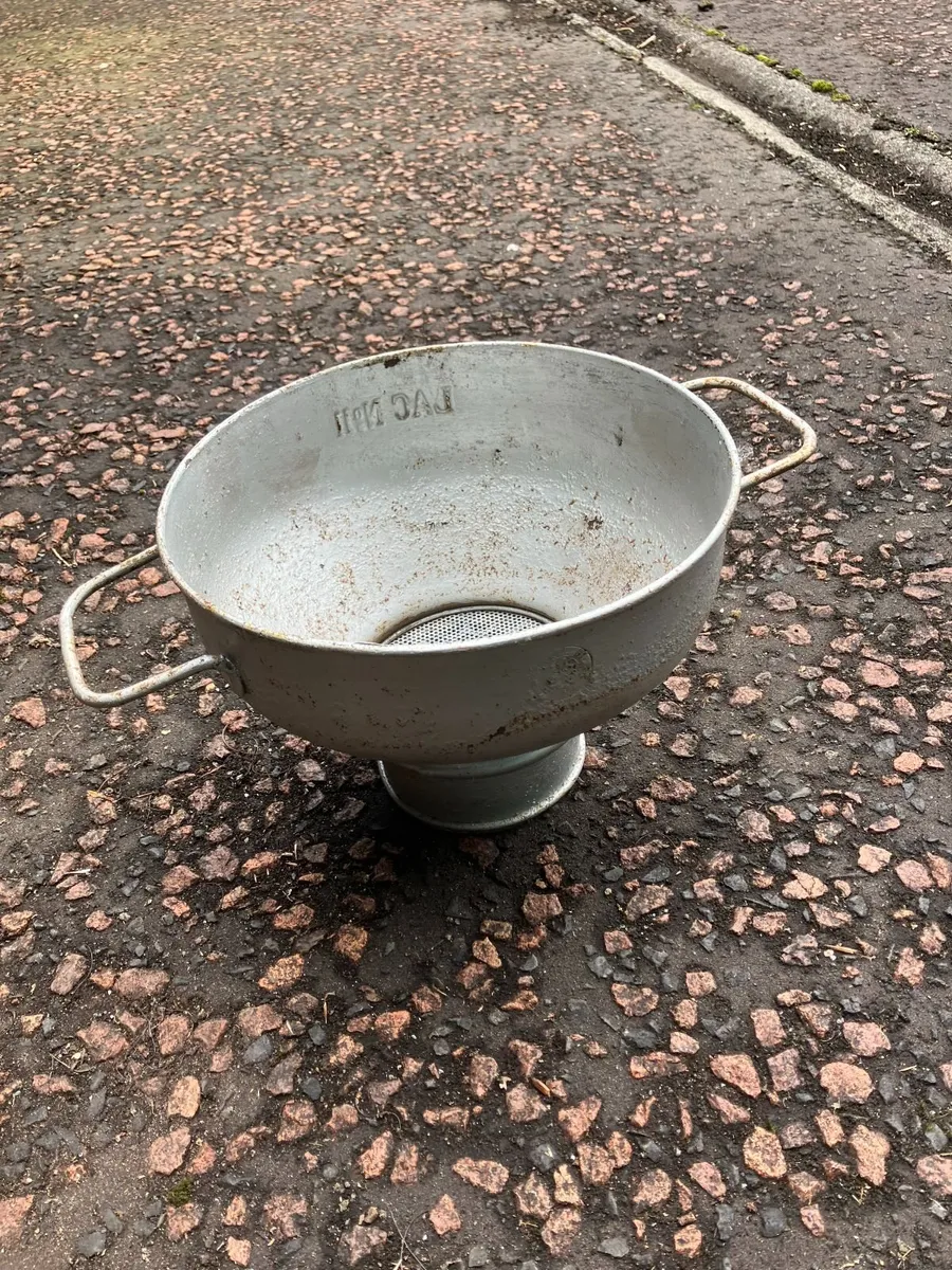 Vintage milk straner - Image 1