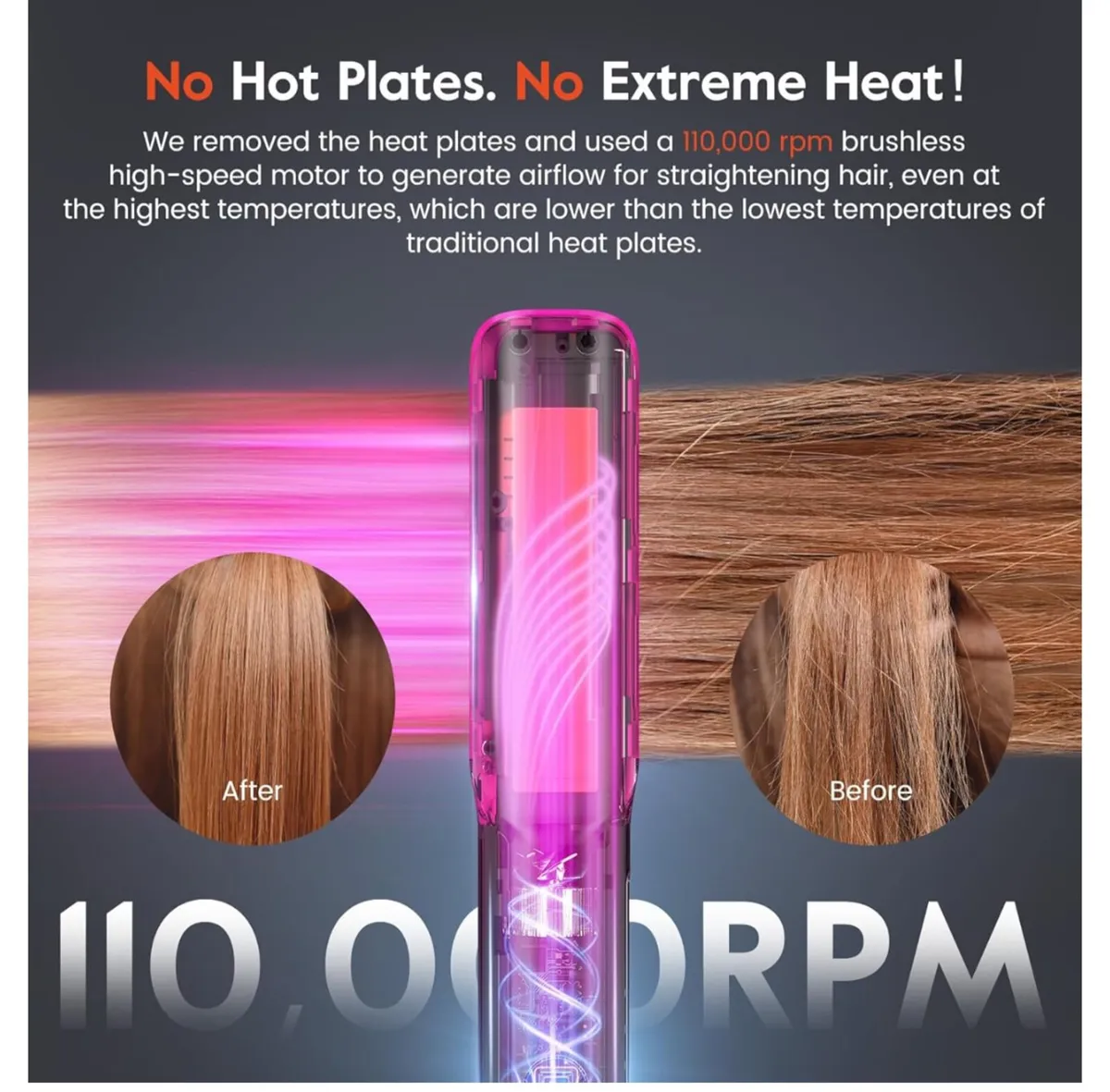 Ion Hair Straightener SLOPEHILL - Image 4
