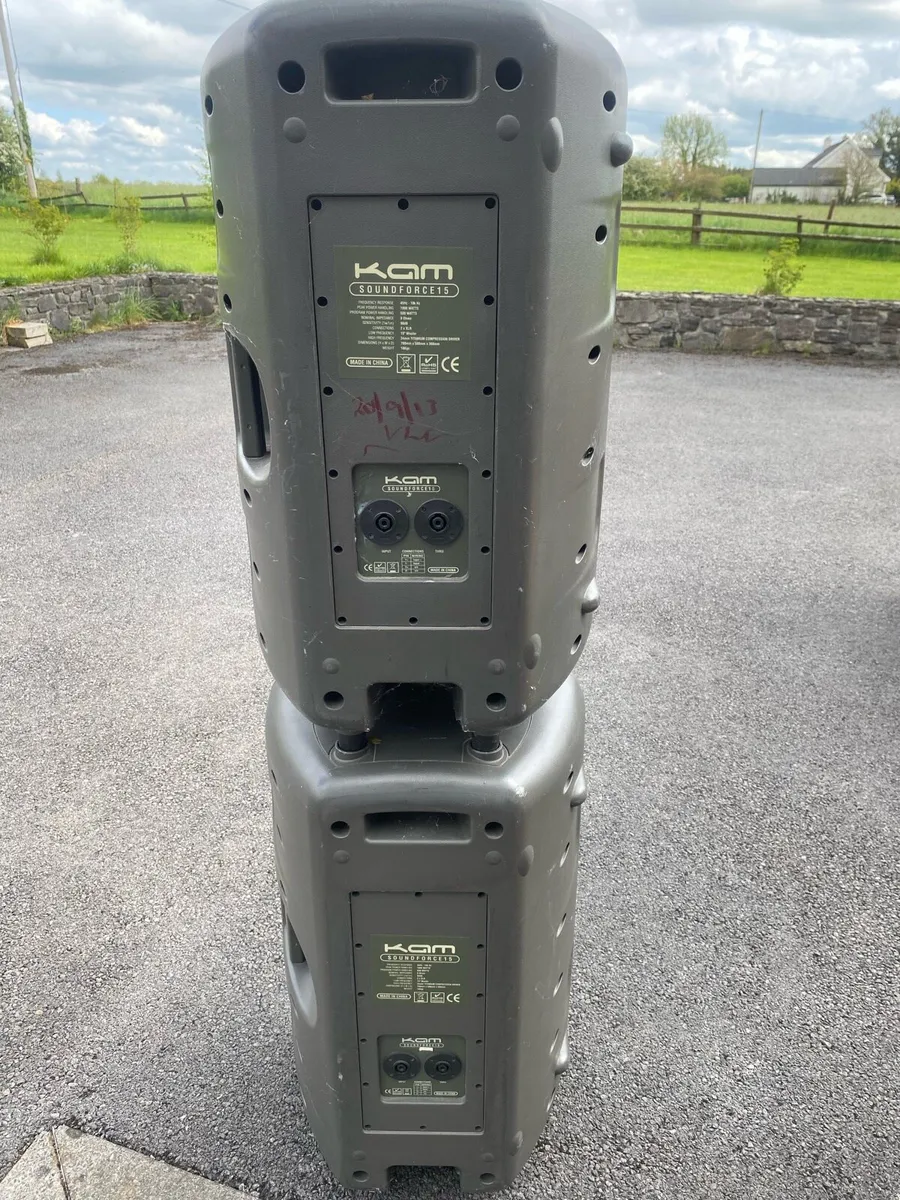 KAM SoundForce 15’ Passive Speakers - Image 2