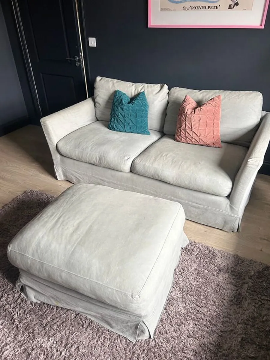 Sofa Bed and matching footstool - Image 3