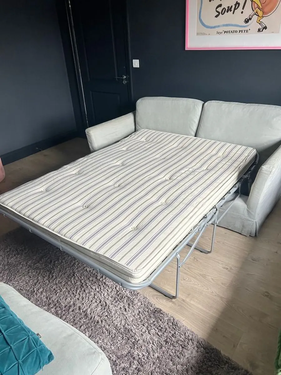 Sofa Bed and matching footstool - Image 4