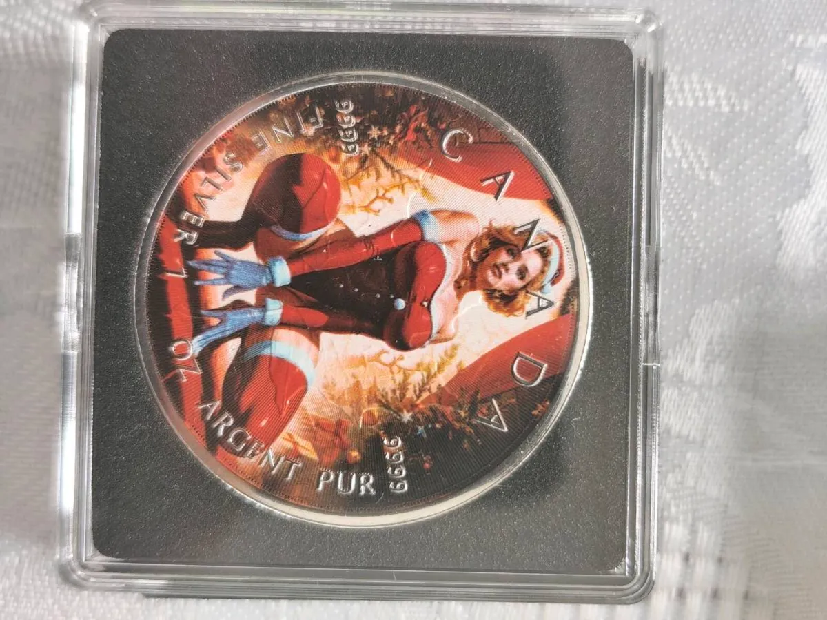 Canada maple leafs silver coin colour limited SCE - Image 2
