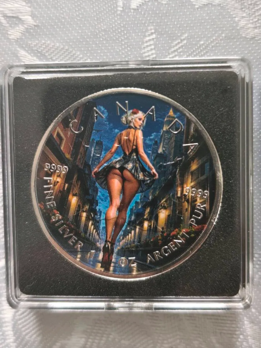 Canada maple leafs silver coin colour limited SCE - Image 3