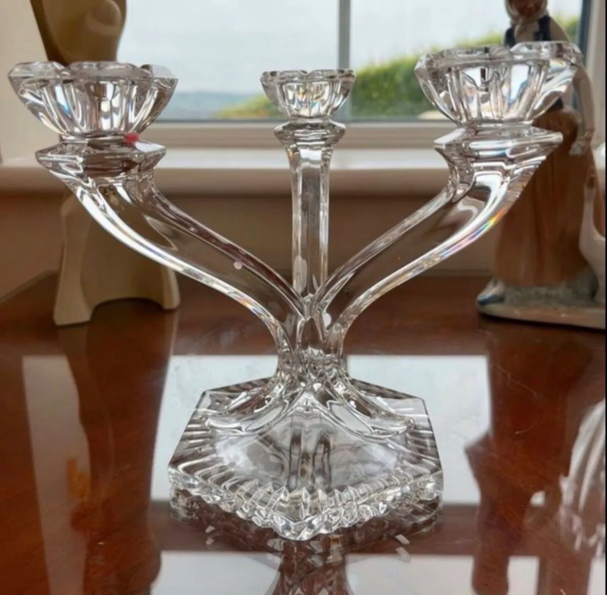 Galway  Crystal vintage candelabra