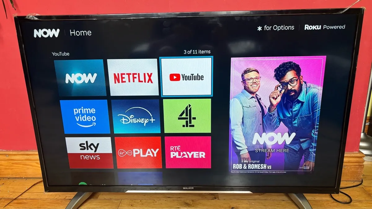43” TV with Smart Stick - Image 1