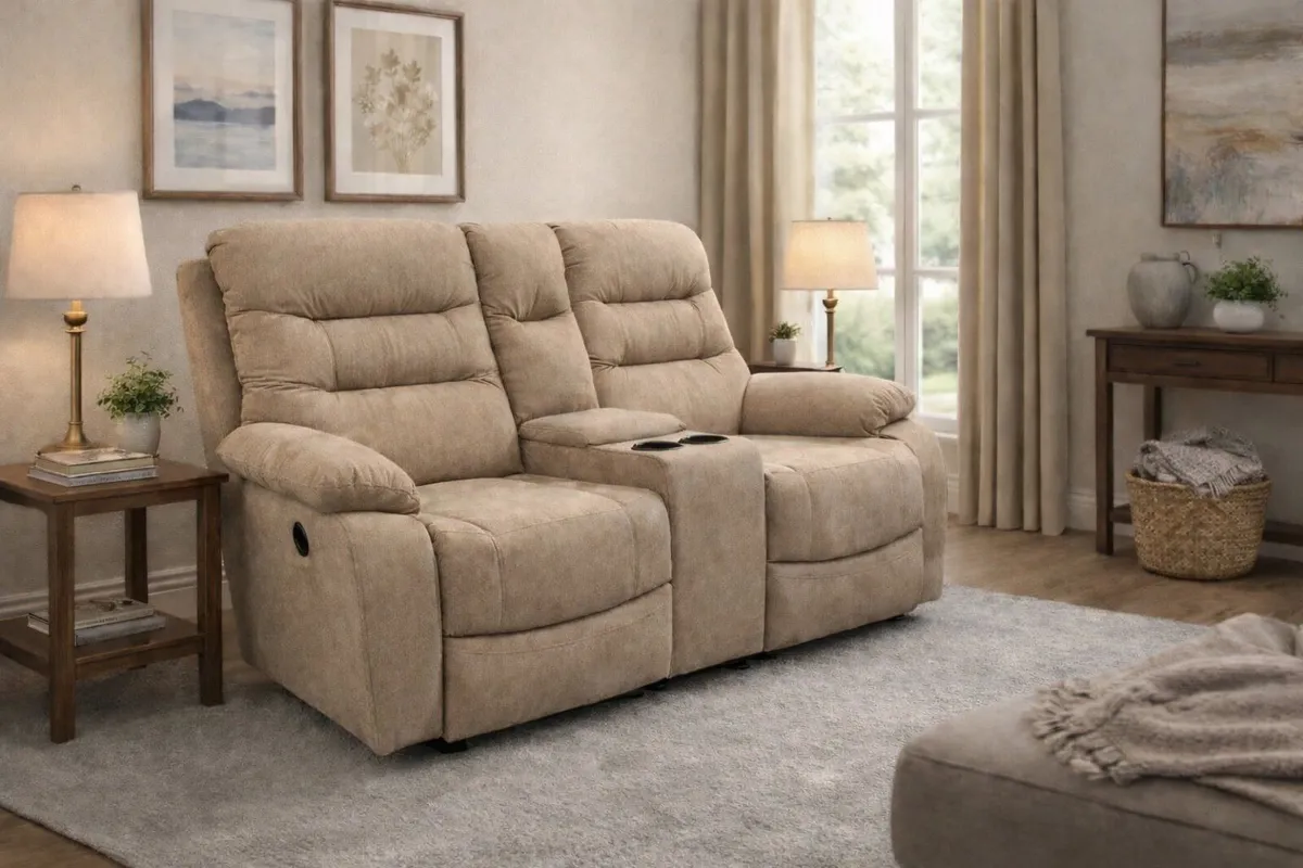 Ashford 3+2 Truffle sofas - Image 1