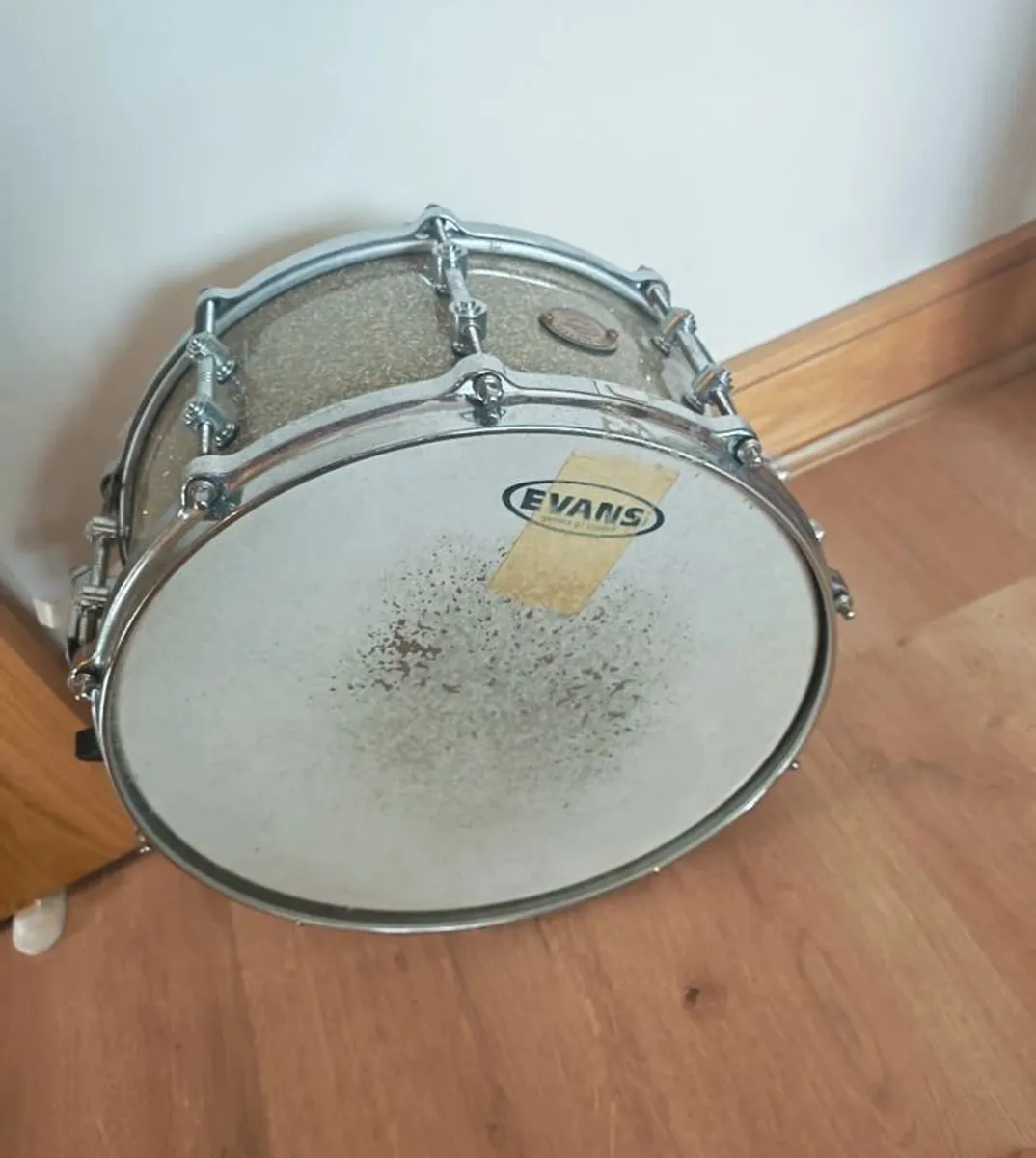 Gretsch Catalina Maple Snare Drum Sparkle Finish, Used but Working - Image 1