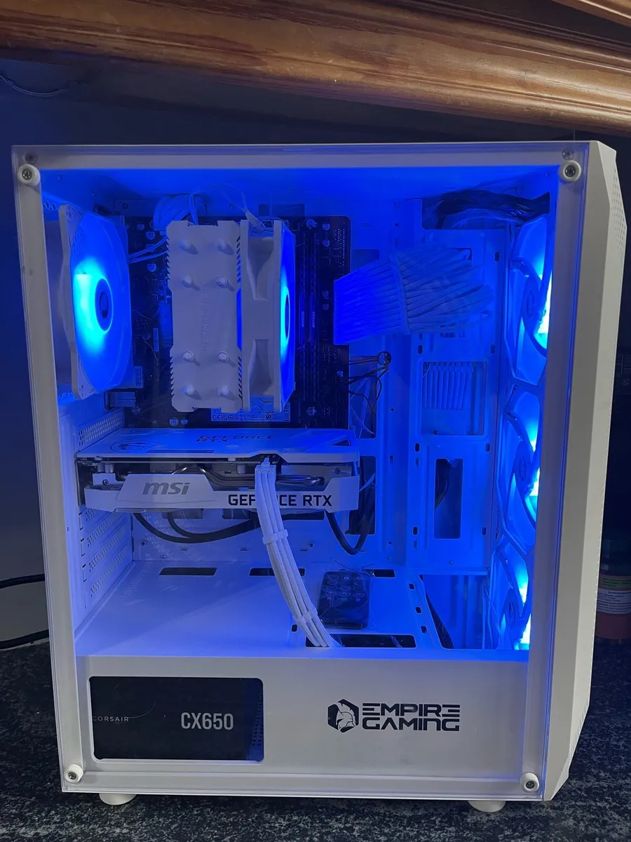 ALL WHITE FULLY SET UP GAMING PC - Image 2