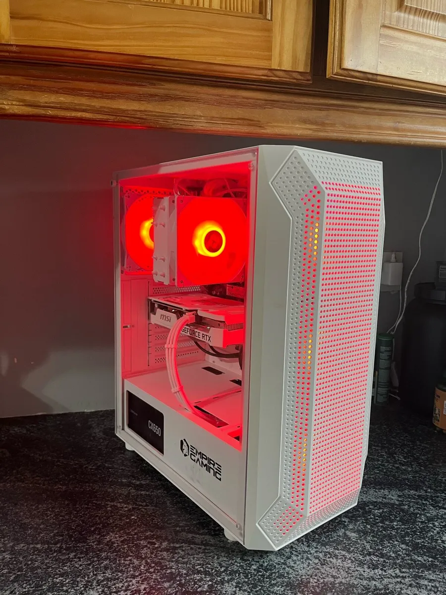 ALL WHITE FULLY SET UP GAMING PC - Image 4