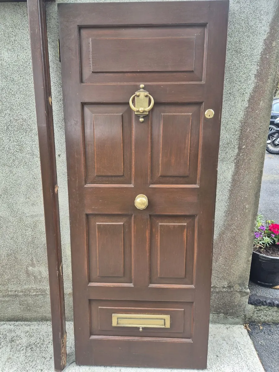 Teak door - Image 1