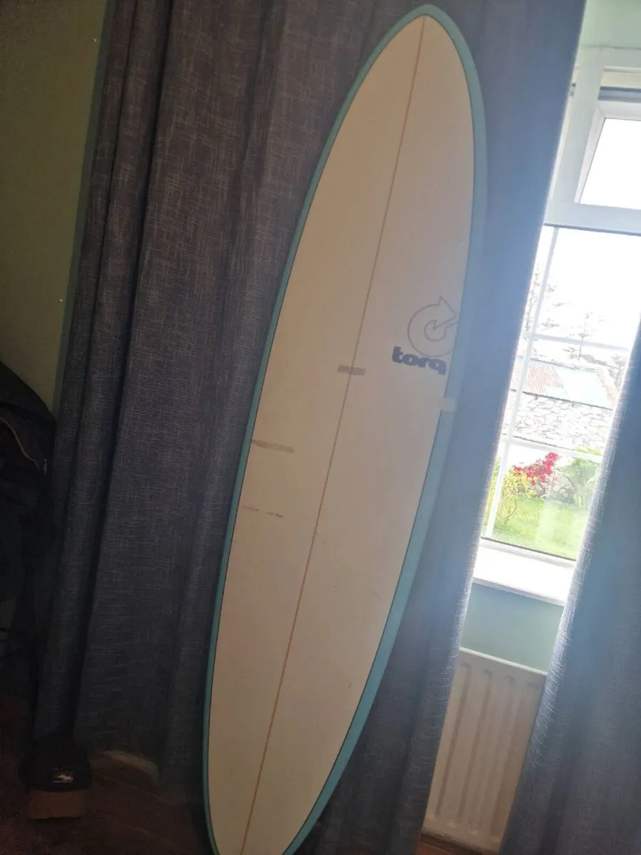 Surfboard Torq white and turquoise (never used)