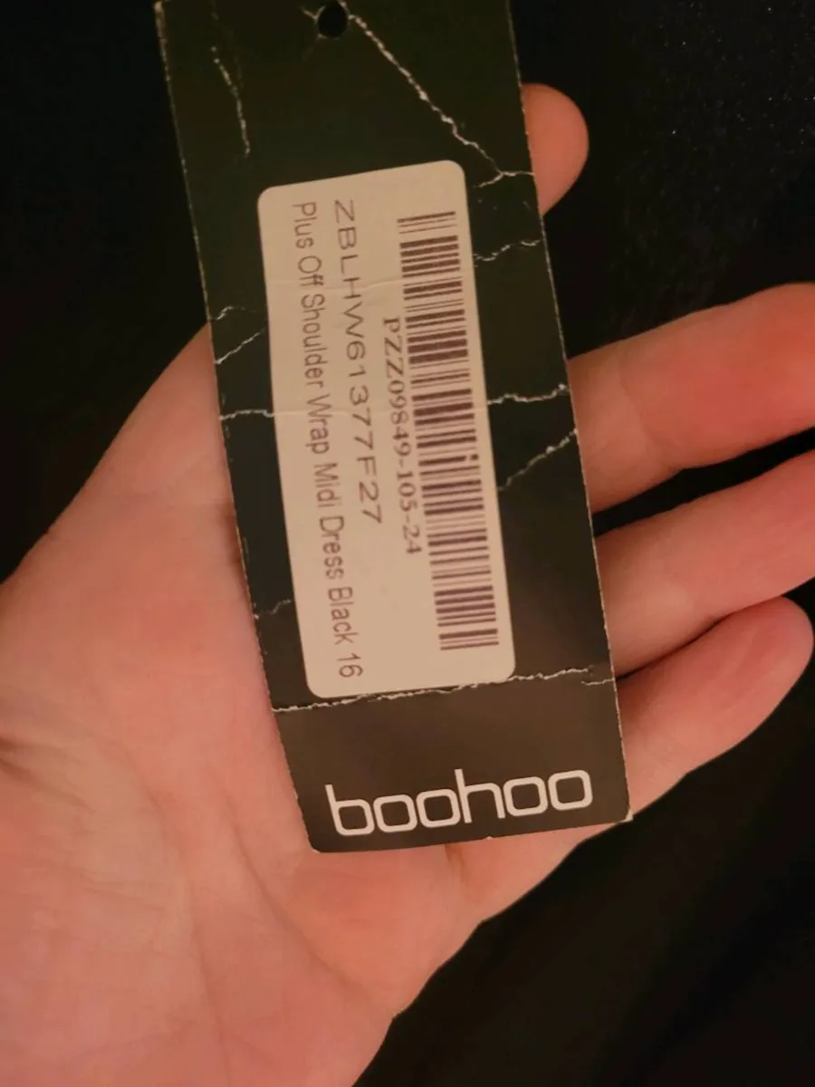 Black boohoo dress size 16 - Image 3