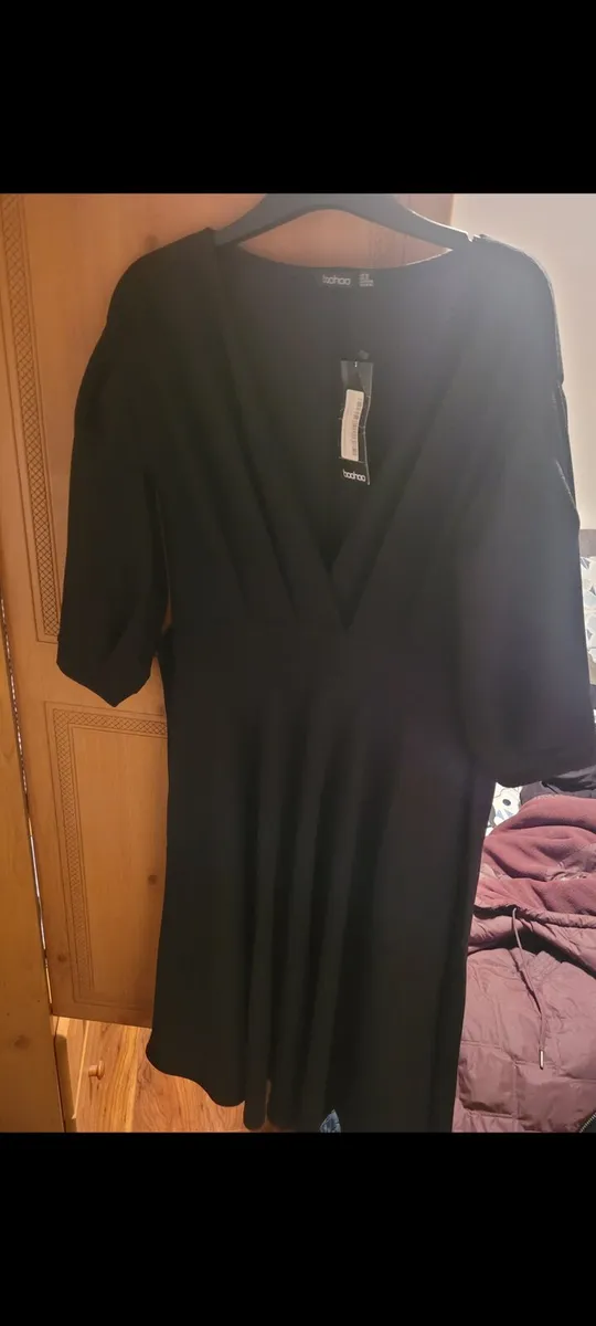 Black boohoo dress size 16 - Image 1