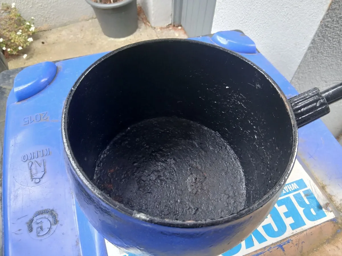 Old skillet pots