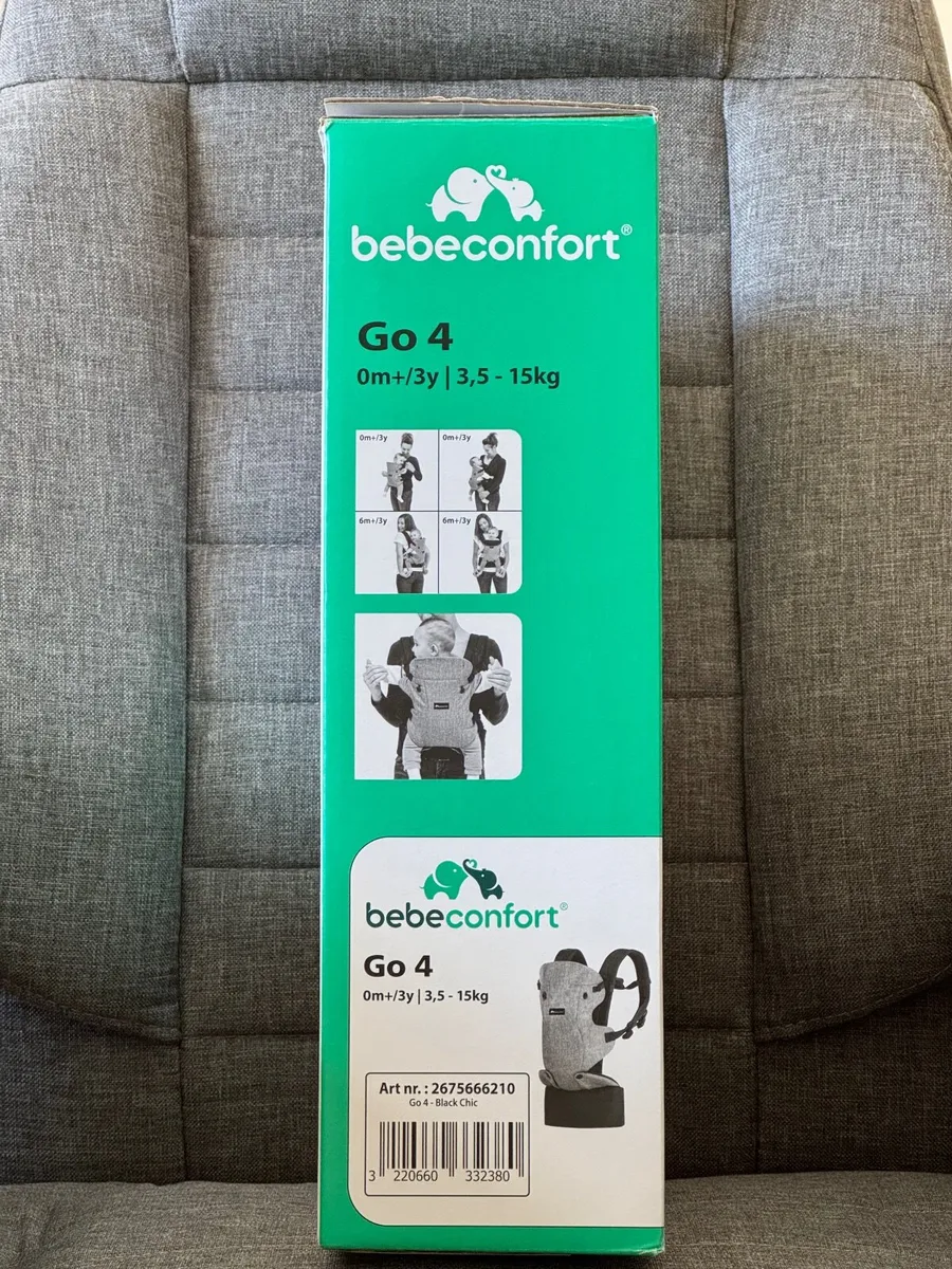 Used once. Bebeconfort Go4 Adjustable Baby Carrier - Image 2