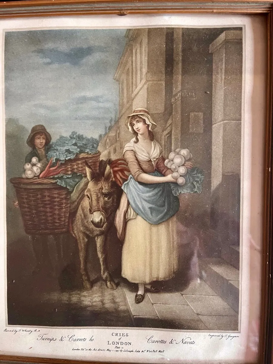 Antique Pictures - 12 Framed Cries of London - Image 3